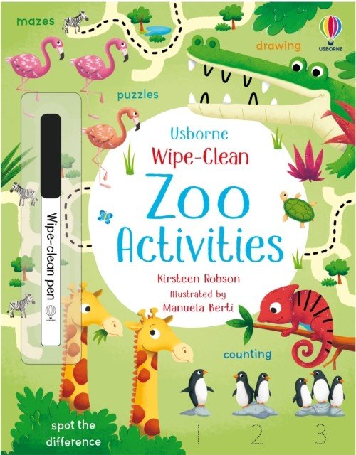 Wipe-Clean Zoo Activities (Robson Kirsteen)(Paperback / softback)