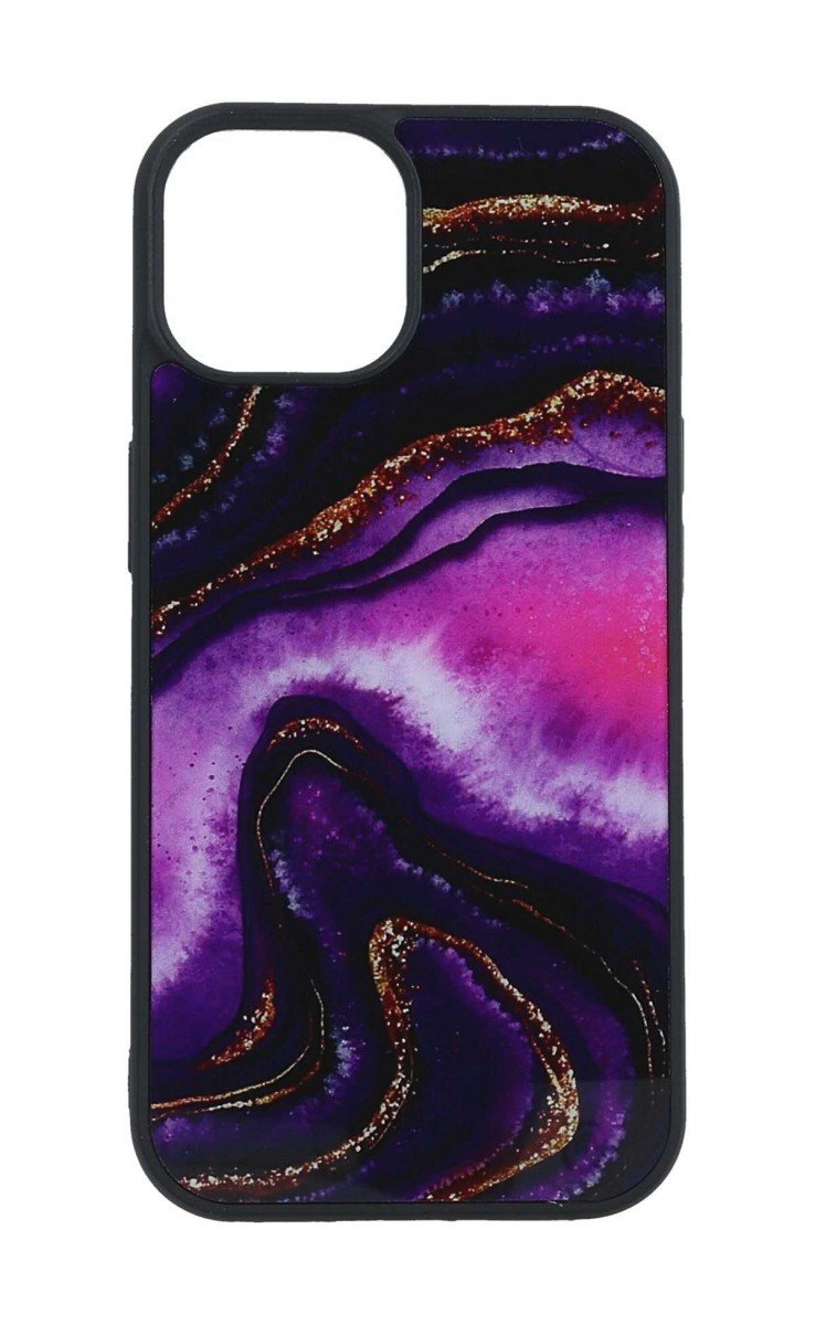 Kryt TopQ Flexible iPhone 15 Lava Purple 107675