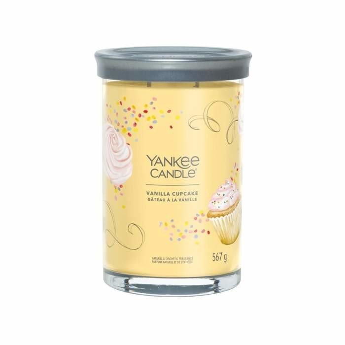 Svíčka YANKEE CANDLE Signature Tumbler 567g Vanilla Cupcake