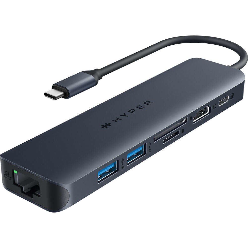 HyperDrive Gen.2 USB-C 7v1 Hub 100W PD Pass-thru HY-HD4003GL