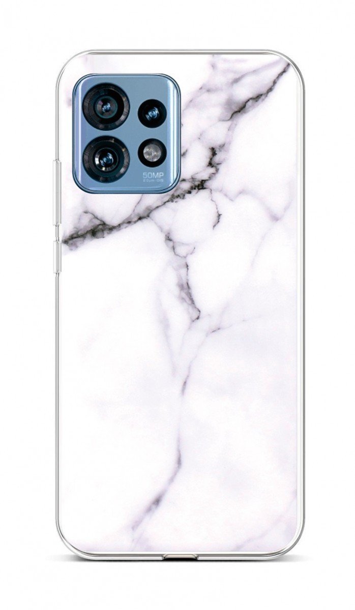 Kryt TopQ Motorola Edge 40 Mramor bílý 106266