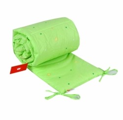 Mantinel do postýlky Zelený s hvězdičkami