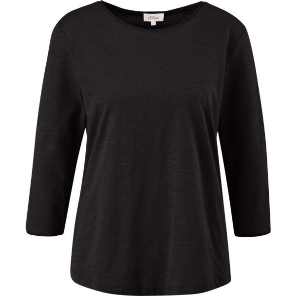 s.Oliver RL JERSEY TOP NOOS Tričko, černá, velikost XS