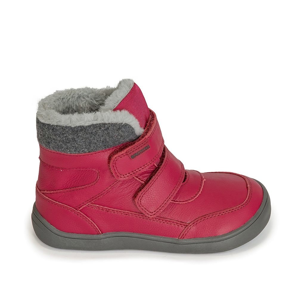 Dívčí zimní boty Barefoot TAMIRA FUXIA, Protetika, růžová - 21