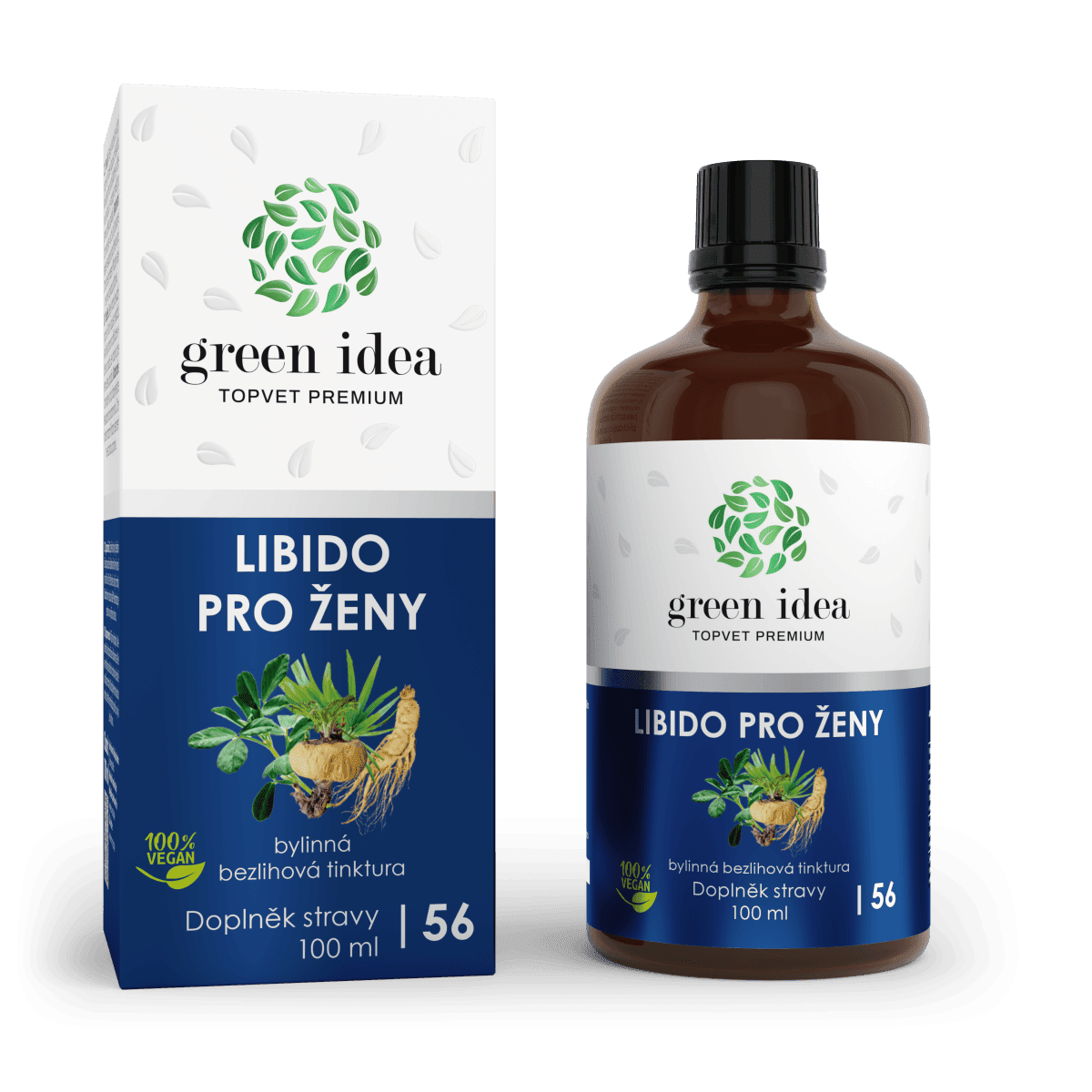 GREEN IDEA Libido pro ženy - bezlihová tinktura 100 ml