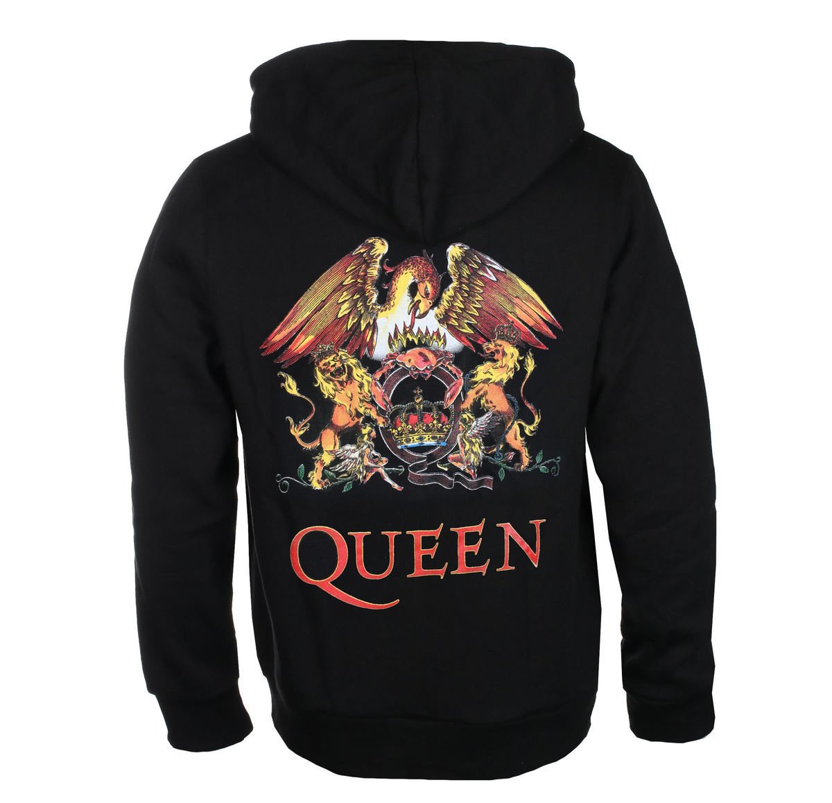 mikina s kapucí pánské Queen - Classic Crest Back Print - ROCK OFF - QUZHD03MB S