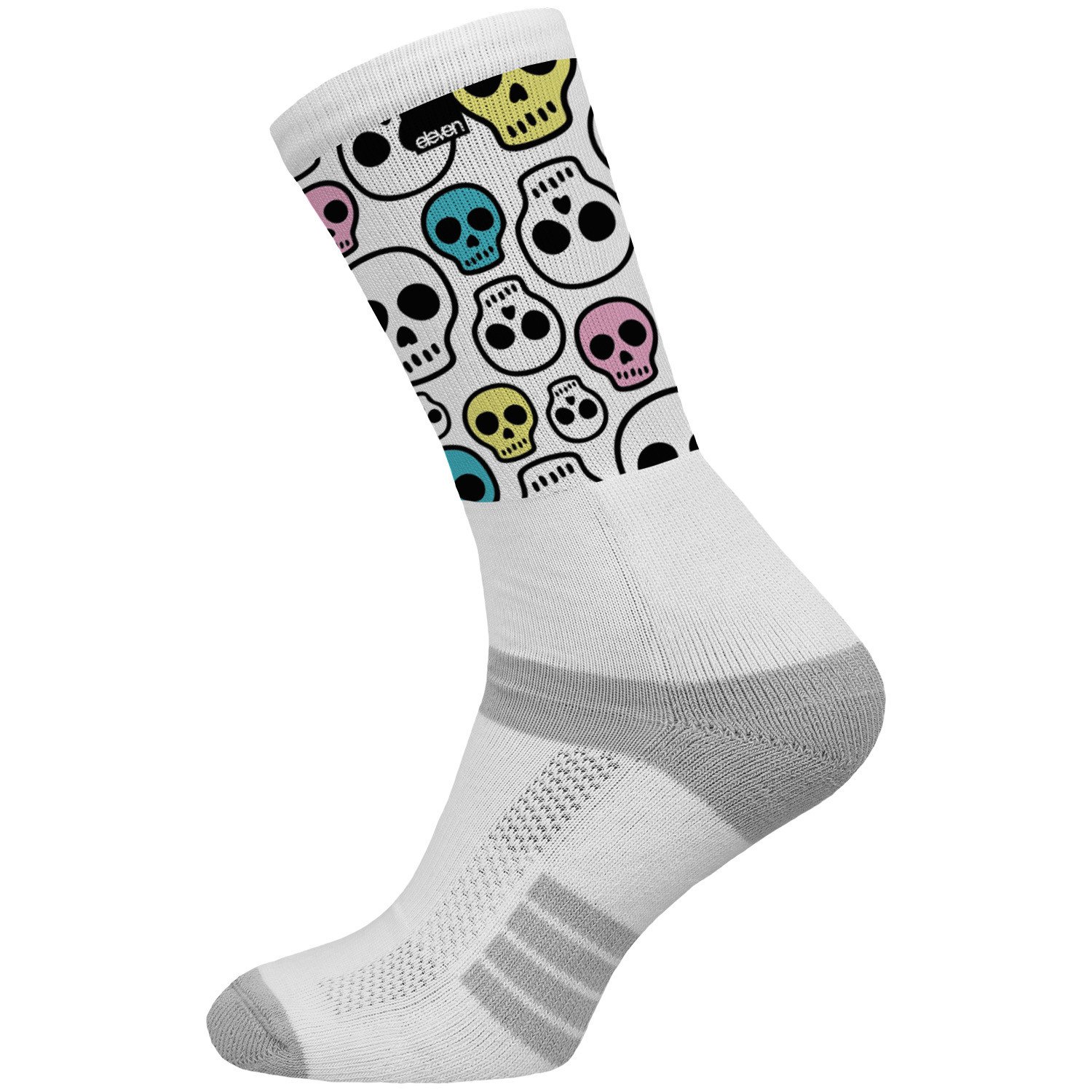 Ponožky Eleven Suba Cute Skulls White Velikost: XL (45-47)