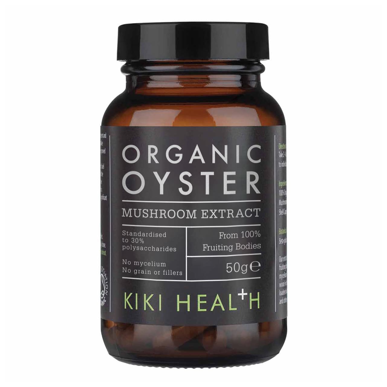 KIKI Health Oyster Extrakt Organic, organický extrakt z hlívy ústřičné, 50 g