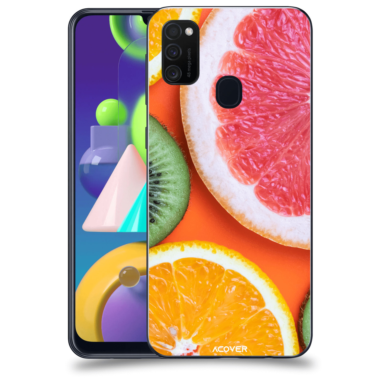 ACOVER Kryt na mobil Samsung Galaxy M21 M215F s motivem Fruit