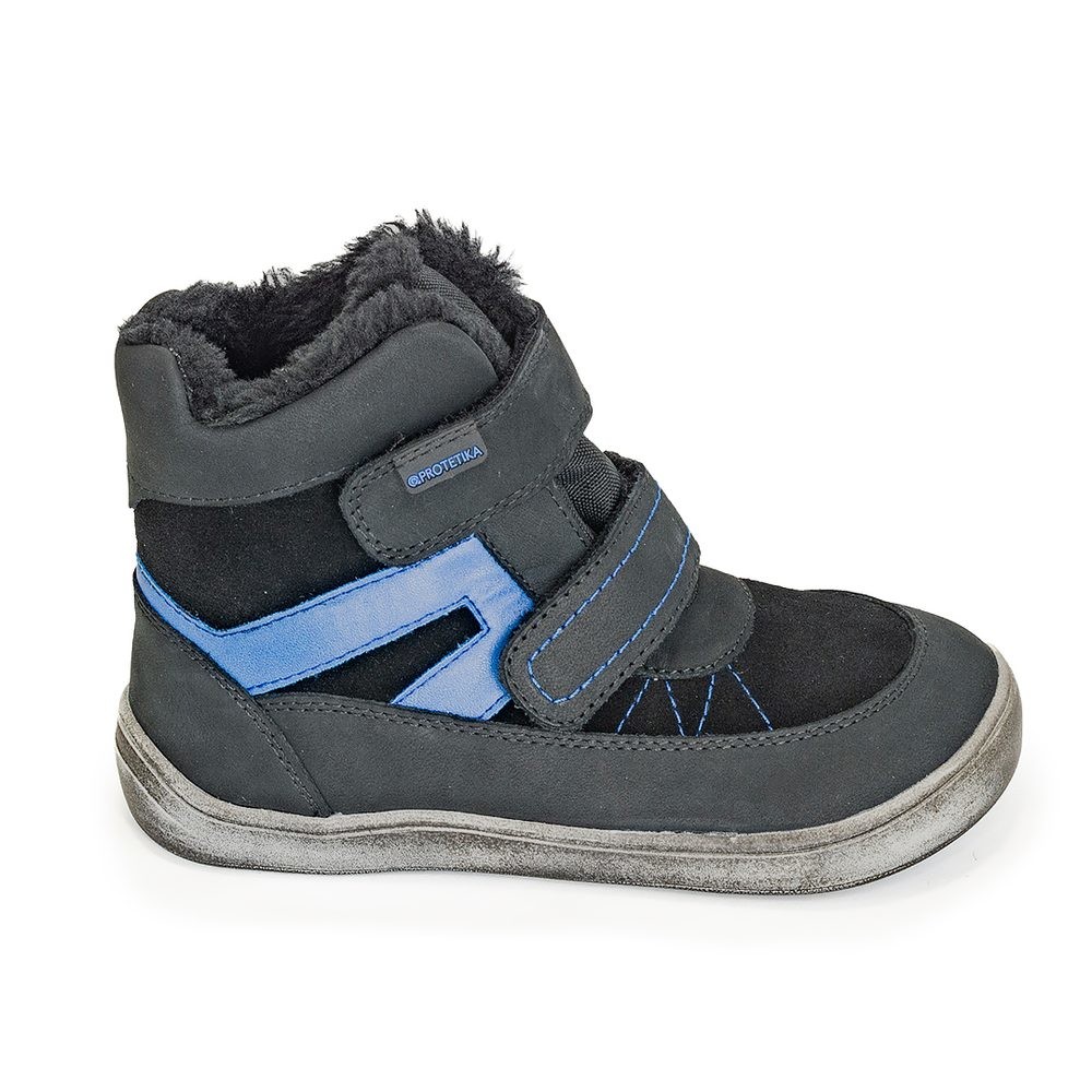 Chlapecké zimní boty Barefoot RODRIGO BLACK, Protetika, černá - 21