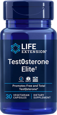 Life Extension Test0steron Elite, 30 rostlinných kapslí