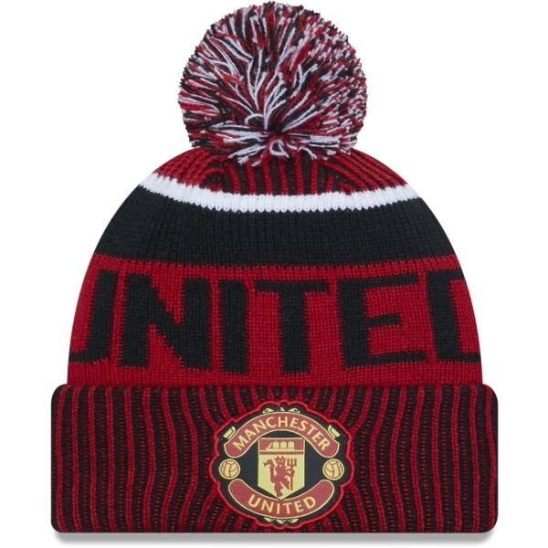 New Era SPORT Y CUFF BEANIE MANCHESTER UNITED Pánský kulich, červená, velikost YTH