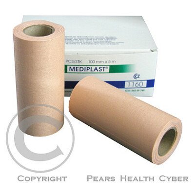 Náplast Mediplast 10cm x 5m 1160 v balení 3ks