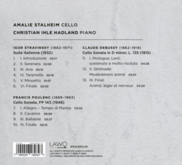 Amalie Stalheim/Christian Ihle Hadland: Stravinsky/Poulenc/... (CD / Album)