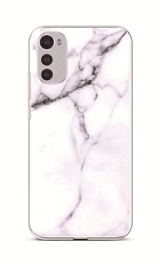 Kryt TopQ Motorola Moto E32s Mramor bílý 106613