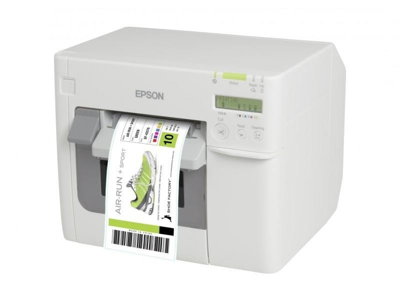 Epson ColorWorks C3500 C31CD54012CD, cutter, disp., USB, Ethernet, NiceLabel, white, barevná tiskárna štítků