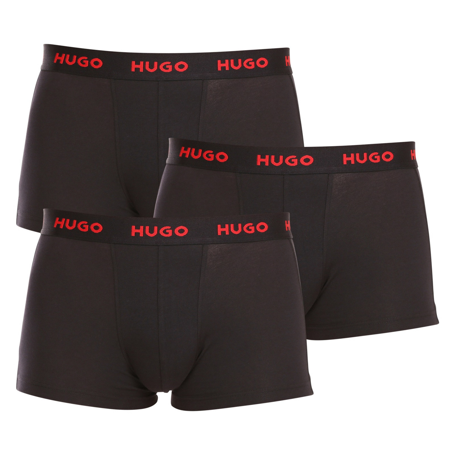 3PACK pánské boxerky Hugo Boss černé (50469766 994) XXL