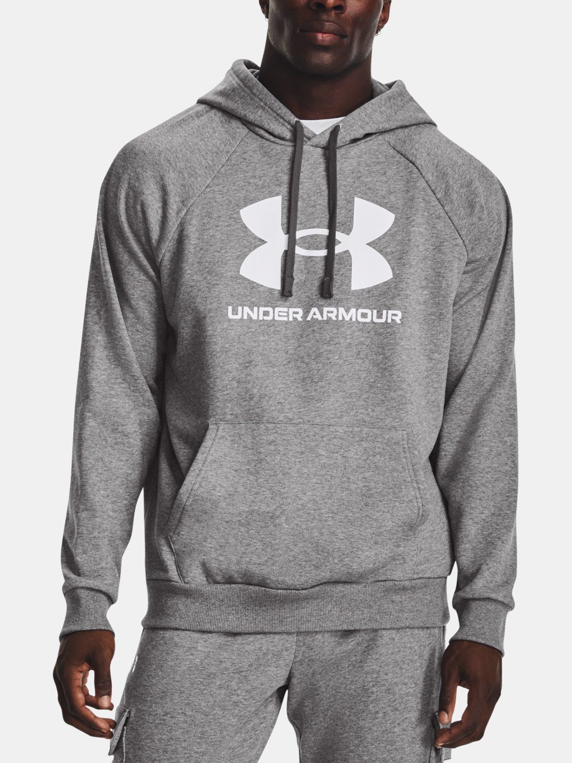 Under Armour Mikina UA Rival Fleece Logo HD-GRY - Pánské