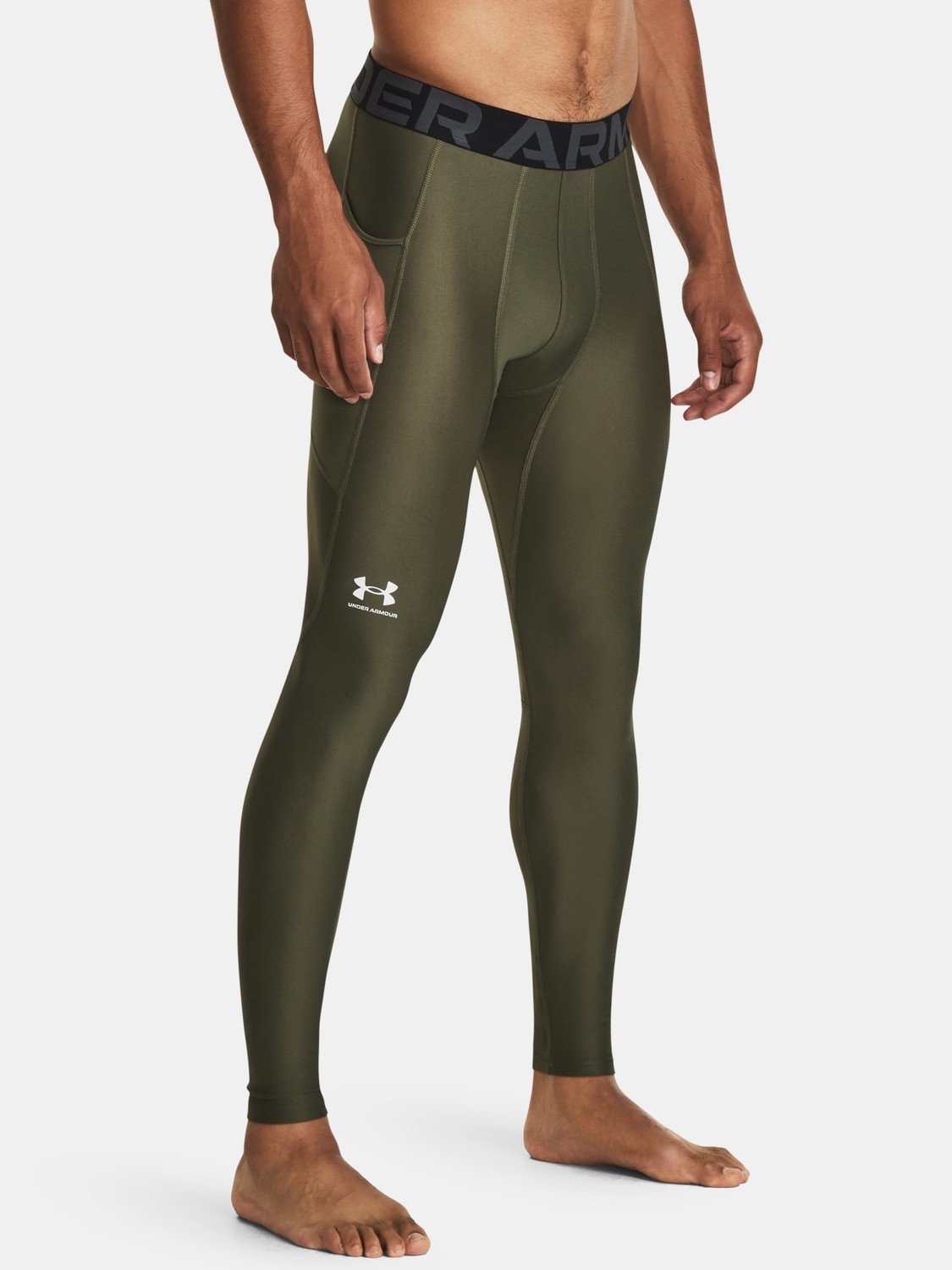 Under Armour Legíny UA HG Armour Leggings-GRN - Pánské