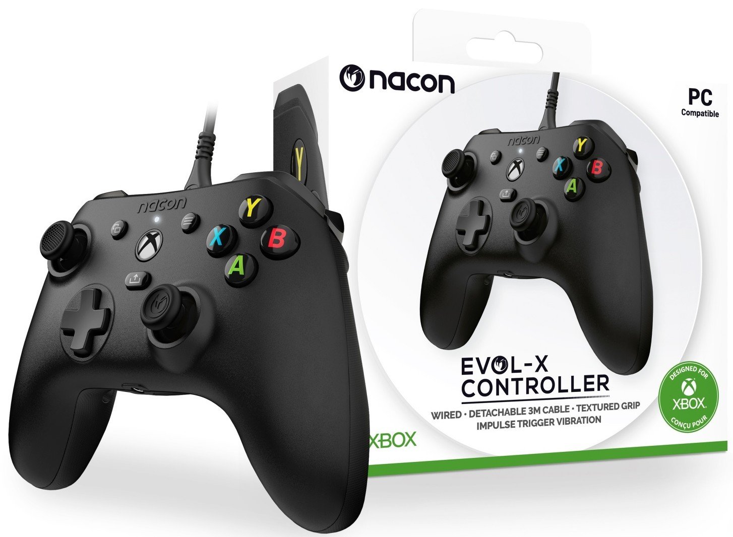 Nacon Drátová podložka Evol-x černá pro Xbox Series One