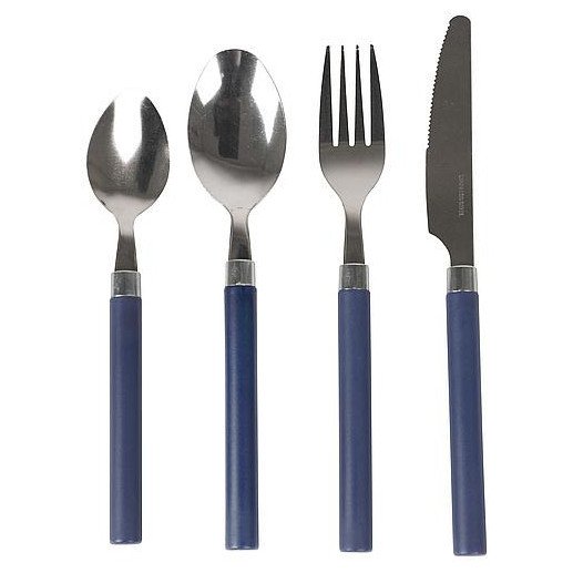 Sada příborů Bo-Camp Cutlery Set 4 kusy pro 1 osobu Barva: modrá