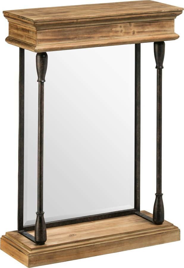 Nástěnné zrcadlo s dřevěným rámem 50x70 cm Tribeca – Premier Housewares