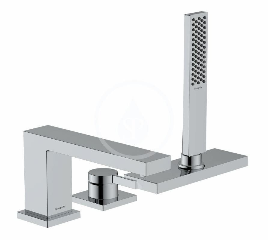 Hansgrohe 73443000 - Baterie na okraj vany, 3-otvorová instalace, sBox, chrom