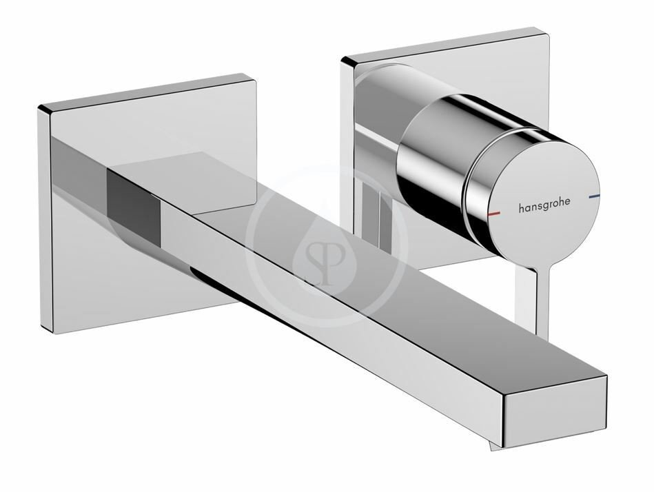 Hansgrohe 73051000 - Umyvadlová baterie pod omítku, s výpustí, 2-otvorová instalace, EcoSmart, chrom