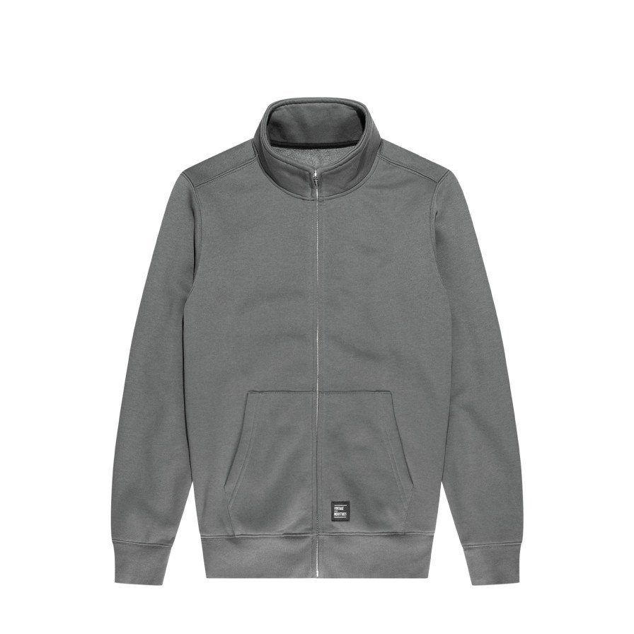 Mikina s kapucí Vintage Industries Harold - šedá, S