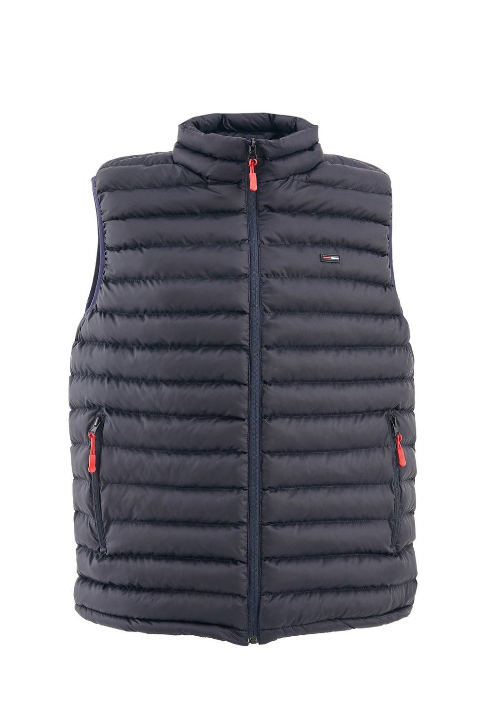 D1fference Men's Lined Water And Windproof Regular Fit Navy Blue Inflatable Vest.