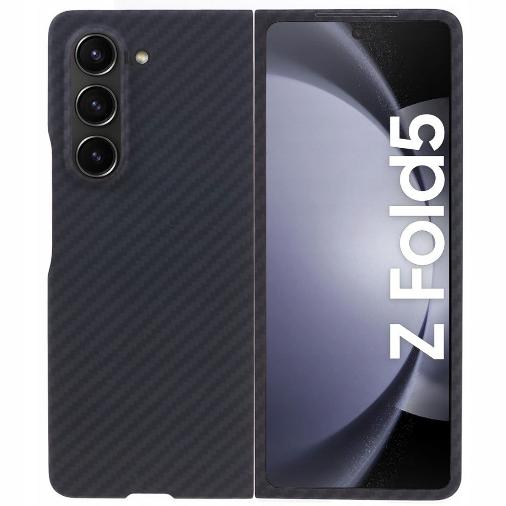 Karbonové pouzdro pro Samsung Galaxy Z Fold5 5G, Tenké odolné pouzdro