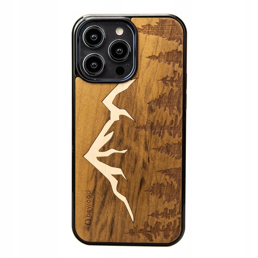 Dřevěný kryt na iPhone 15 Pro Max Bewood Hory