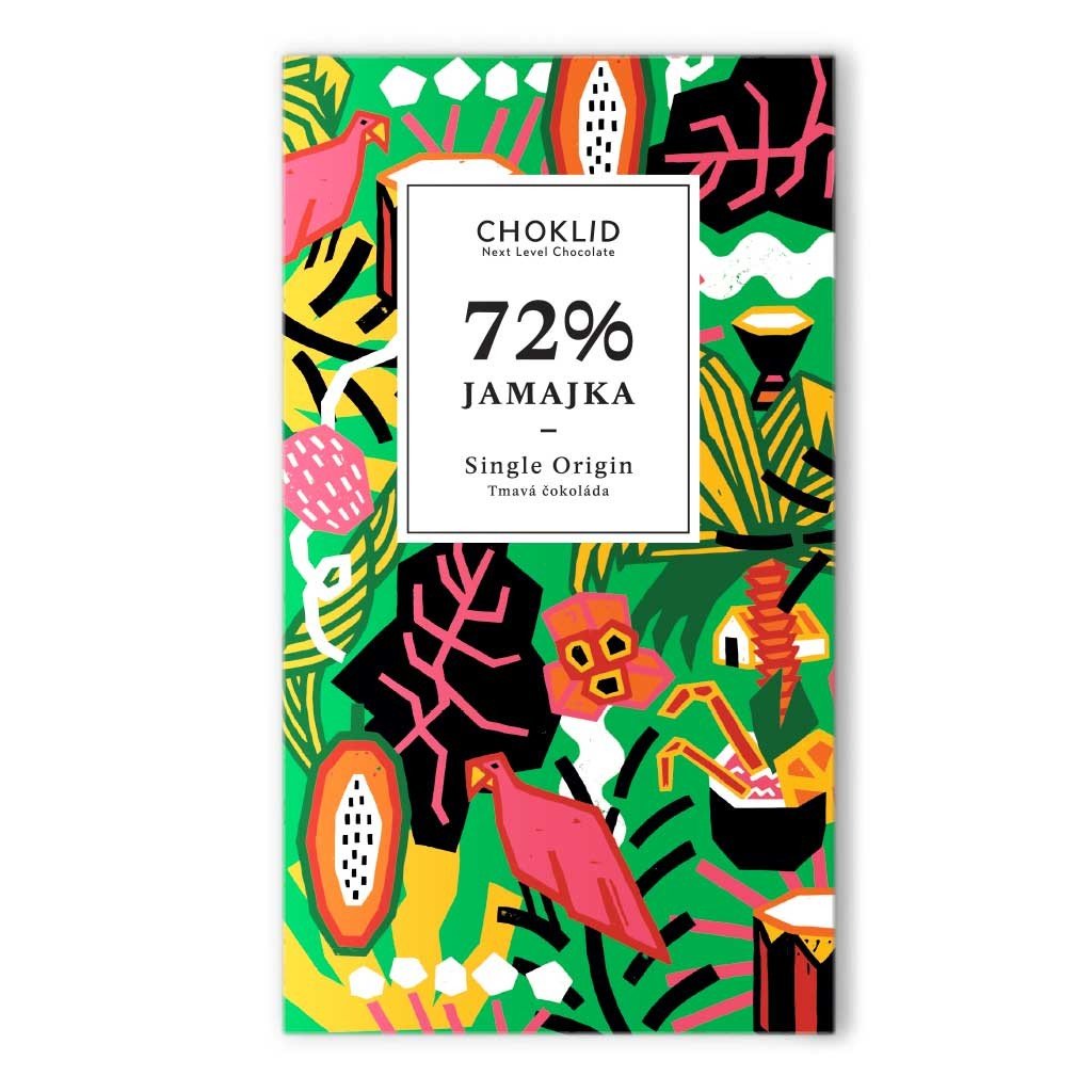 Choklid 72% Bean To Bar tmavá čokoláda - Jamajka