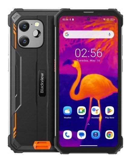 Blackview BV8900 smartphone 8GB/256GB 6,5-cala Android 13 10000 mAh oranžová
