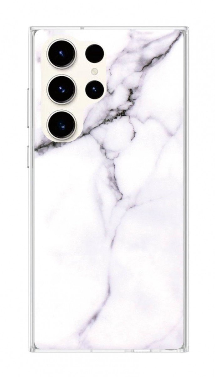 Kryt TopQ Samsung S23 Ultra Mramor bílý 106705