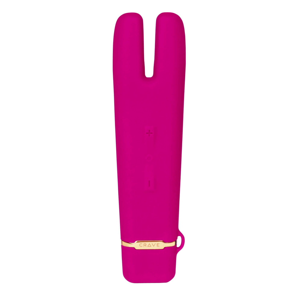 Crave Duet Flex - dobíjecí vibrátor na klitoris (růžový)