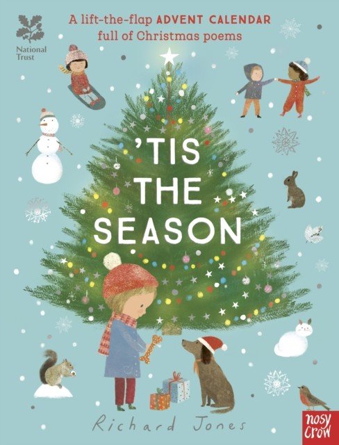 National Trust: 'Tis the Season: A Lift-the-Flap Advent Calendar Full of Christmas Poems(Board book)