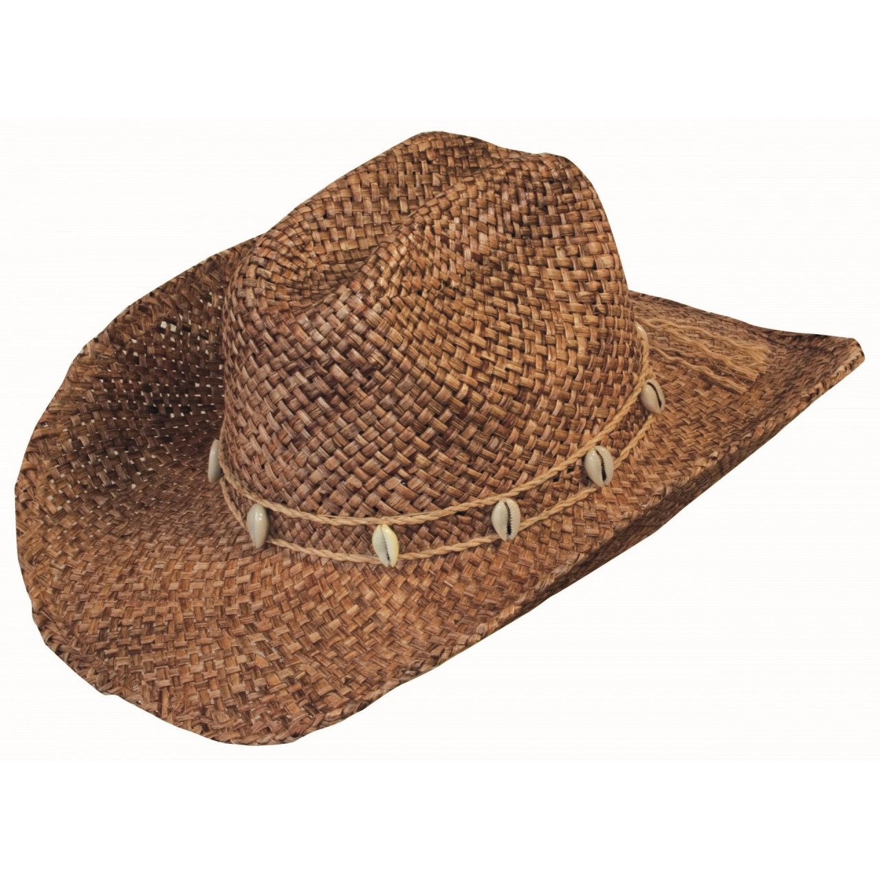 Klobouk slaměný Scippis Drover - hnědý, S