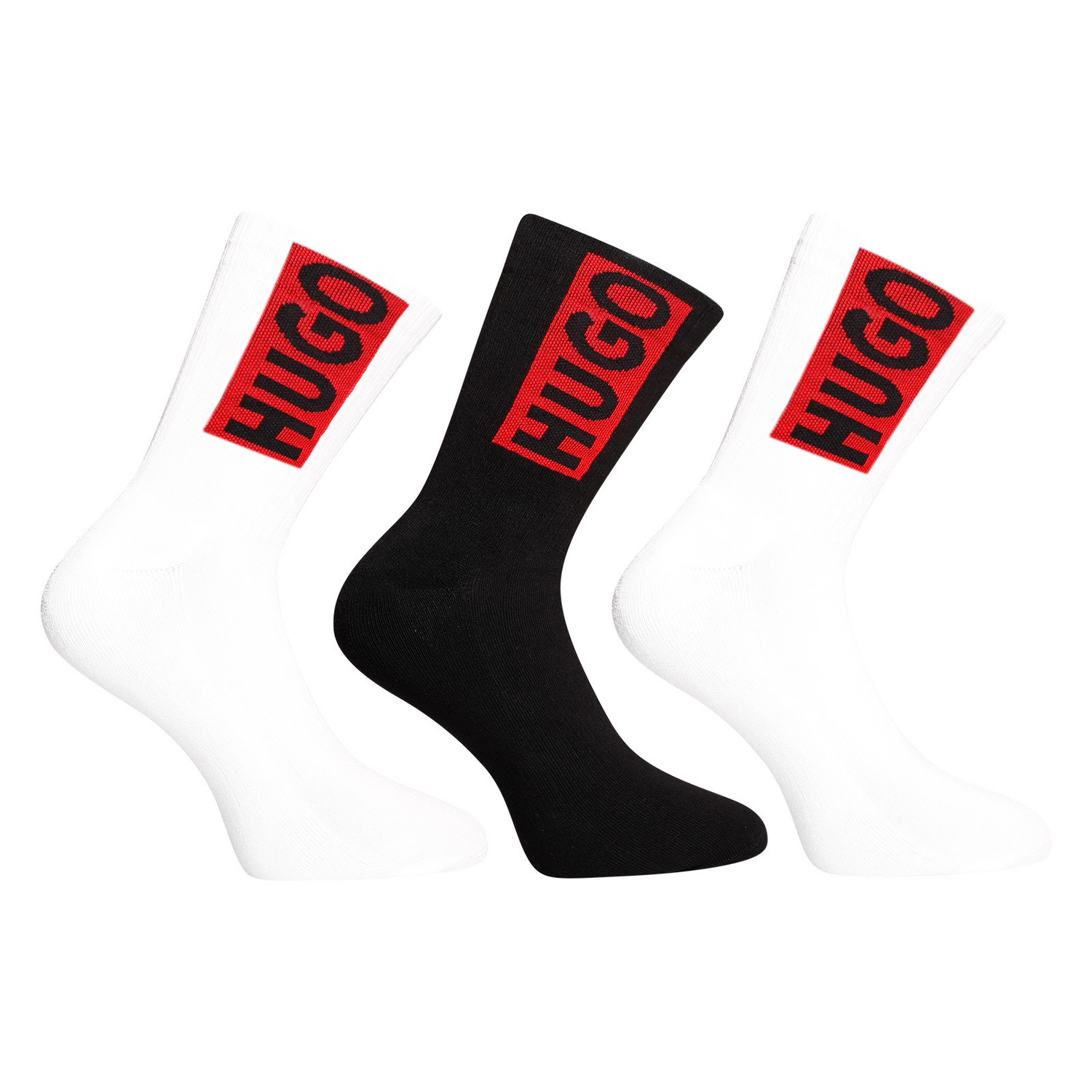 3PACK ponožky Hugo Boss kotníkové vícebarevné (50501970 960) L