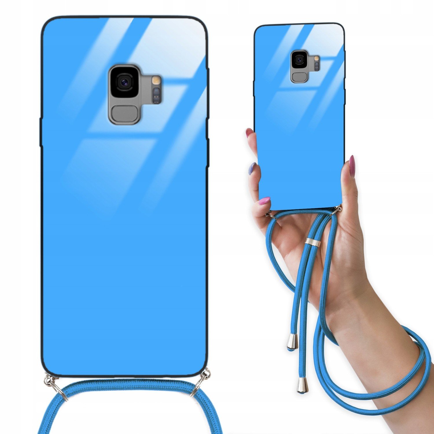 CrossGLAM Blue pro Samsung S9 Šňůrka Vodítko