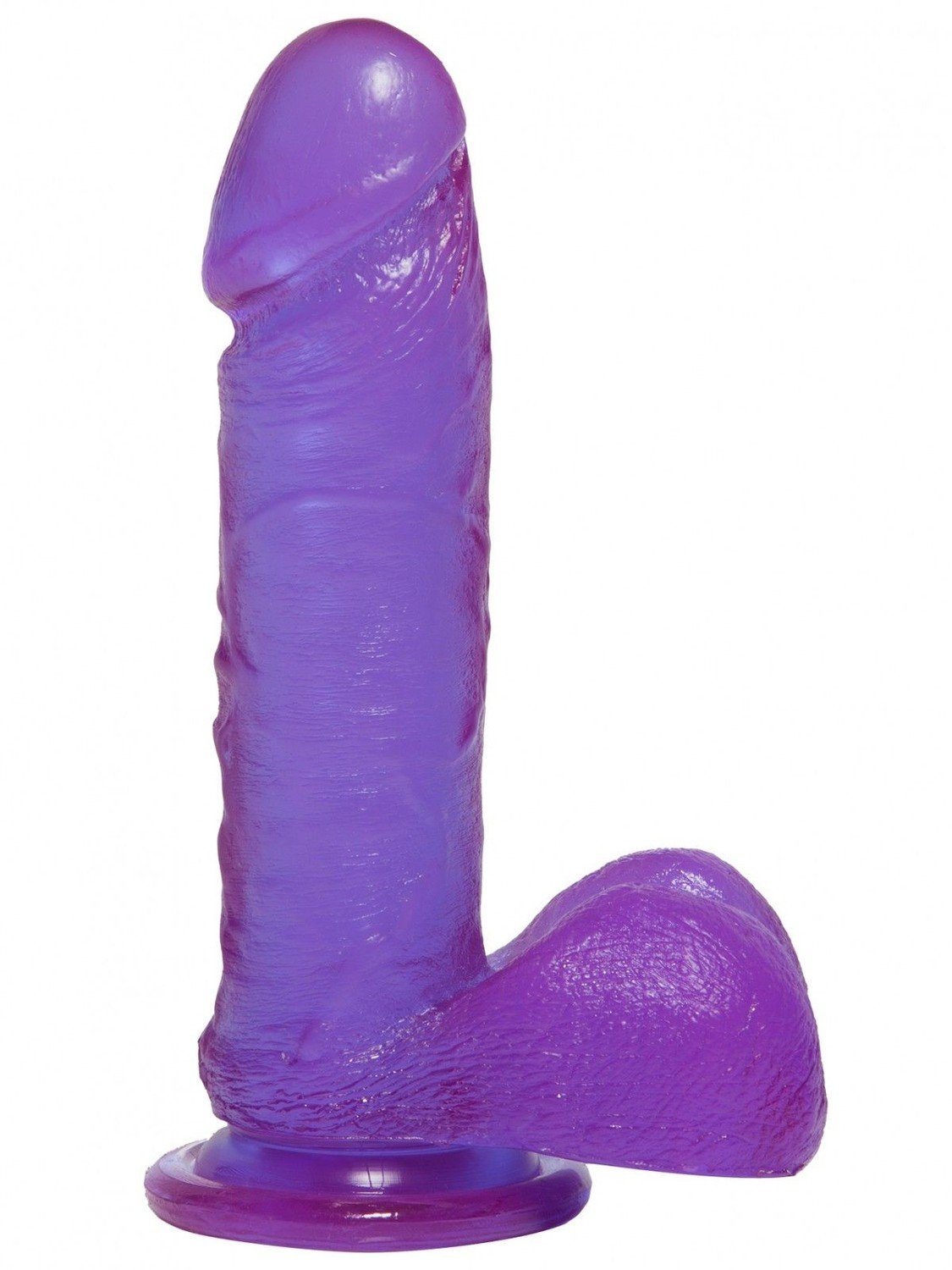 Doc Johnson Realistické dildo s přísavkou Crystal Jellies 7" - Doc Johnson