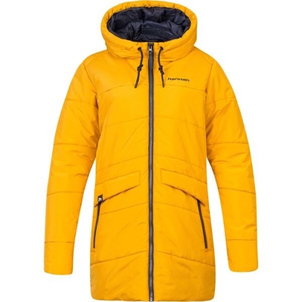 Hannah ADELYN Dámský zimní kabát, žlutá, velikost 40