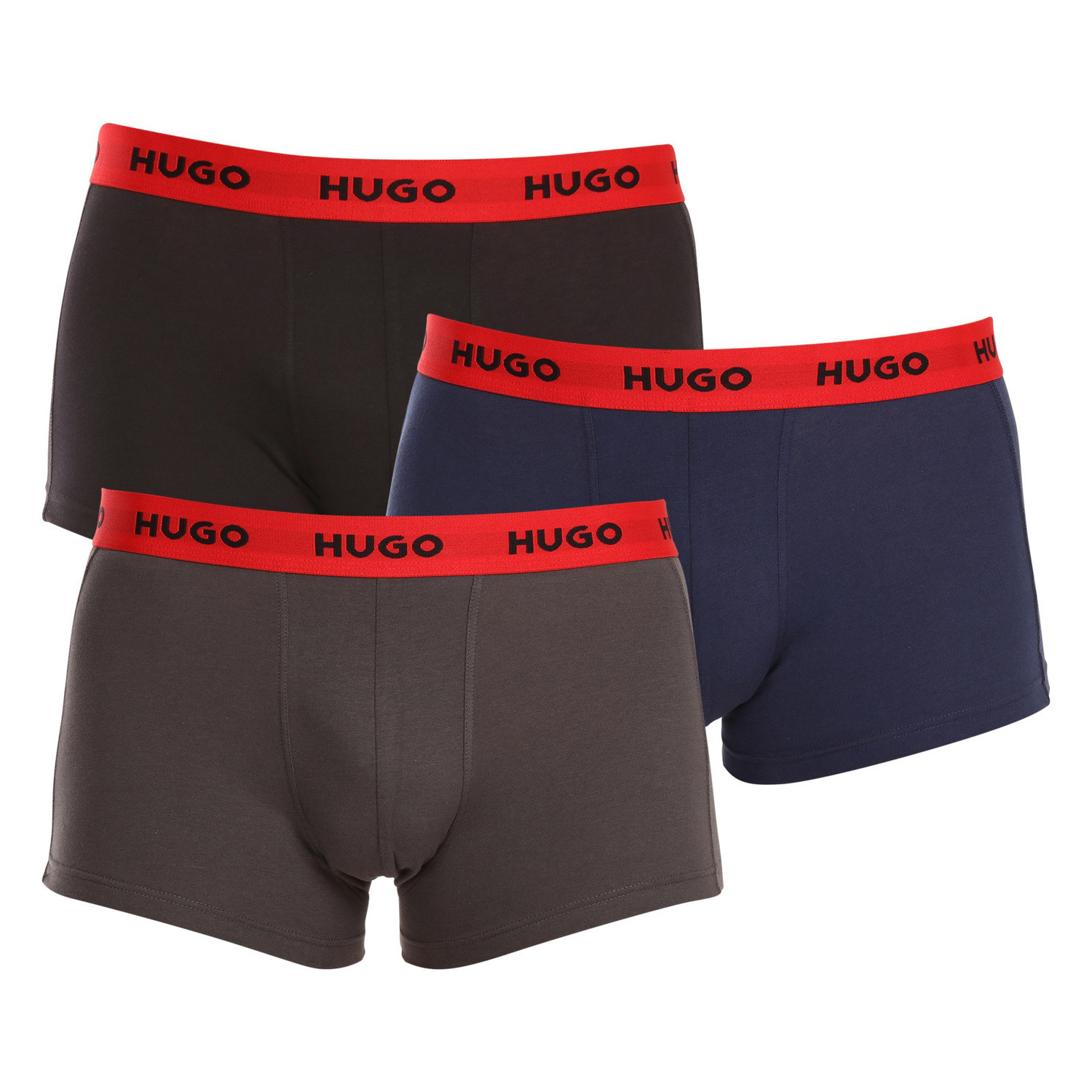 3PACK pánské boxerky Hugo Boss vícebarevné (50469766 031) XXL