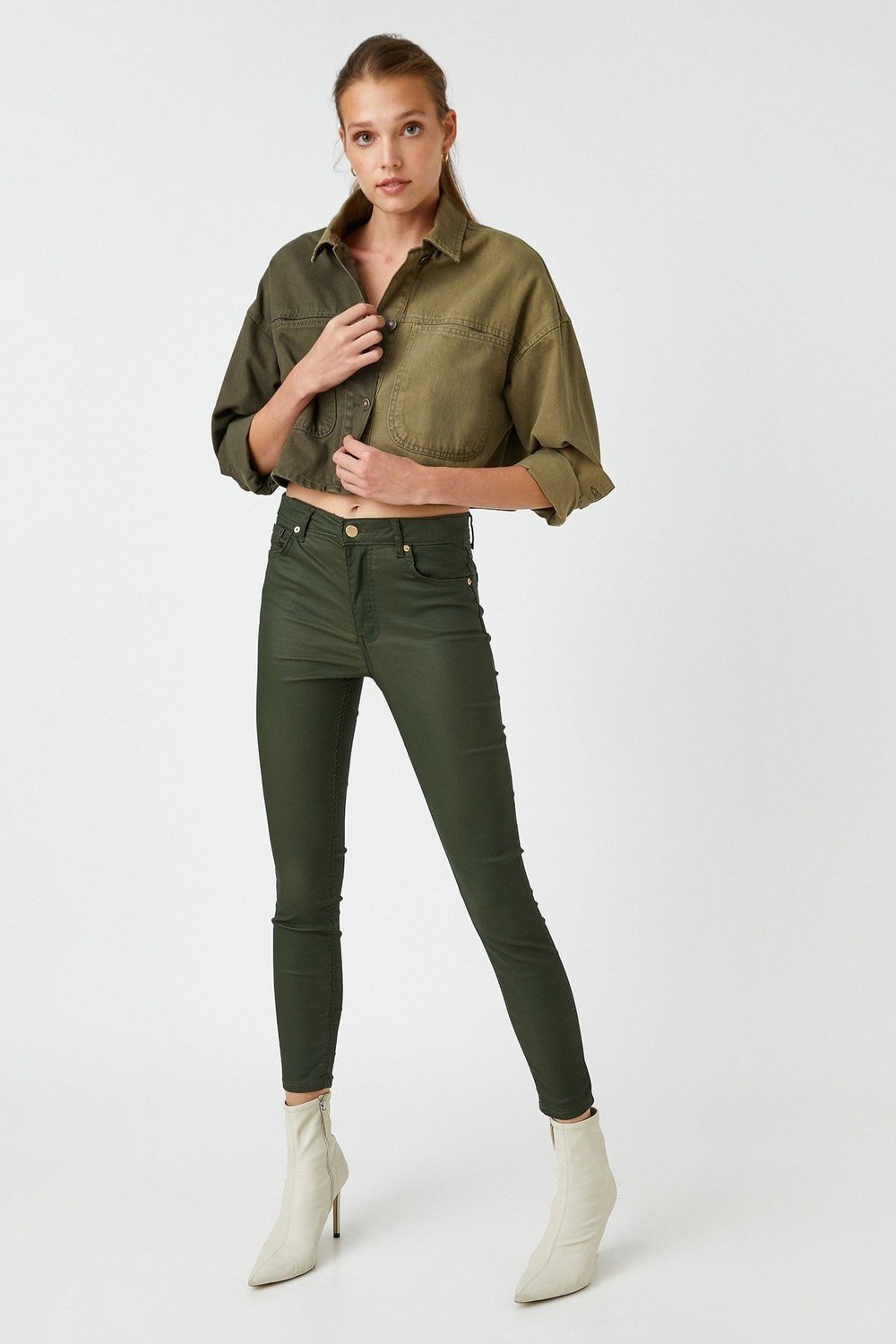 Koton Women's Khaki Pants