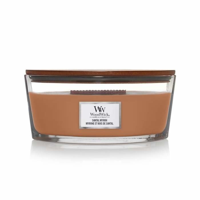 WoodWick Santal Myrrh svíčka 453,6g / loď