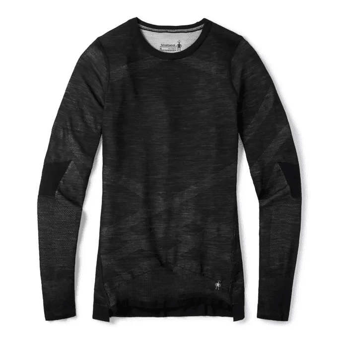 Smartwool W INTRAKNIT MERINO 200 CREW black-white Velikost: S