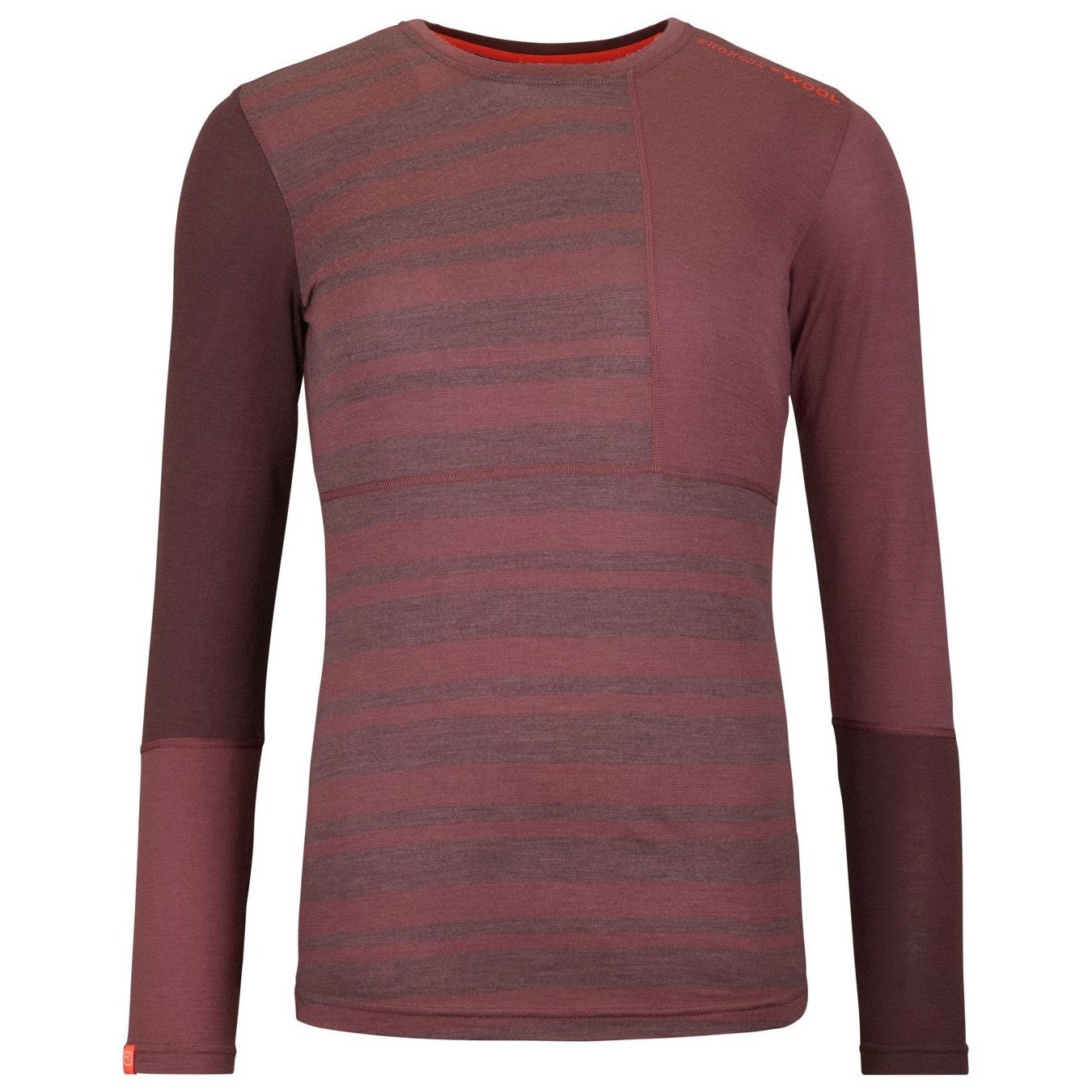Dámské funkční triko Ortovox 185 Rock'N'Wool Long Sleeve W Velikost: S / Barva: růžová