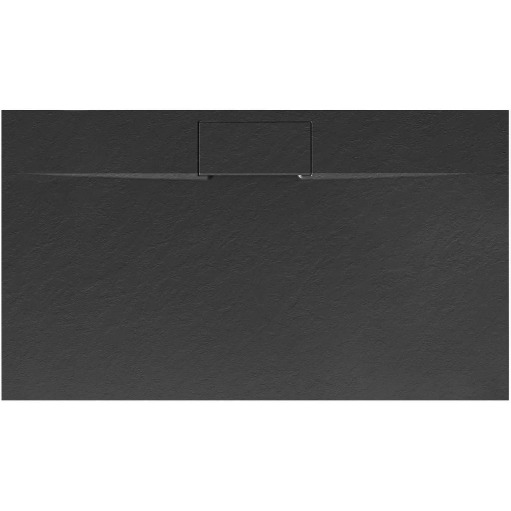 REA Sprchová vanička Bazalt Long Black 80x120 REA-K3324