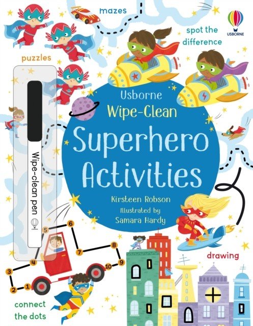 Wipe-Clean Superhero Activities (Robson Kirsteen)(Paperback / softback)