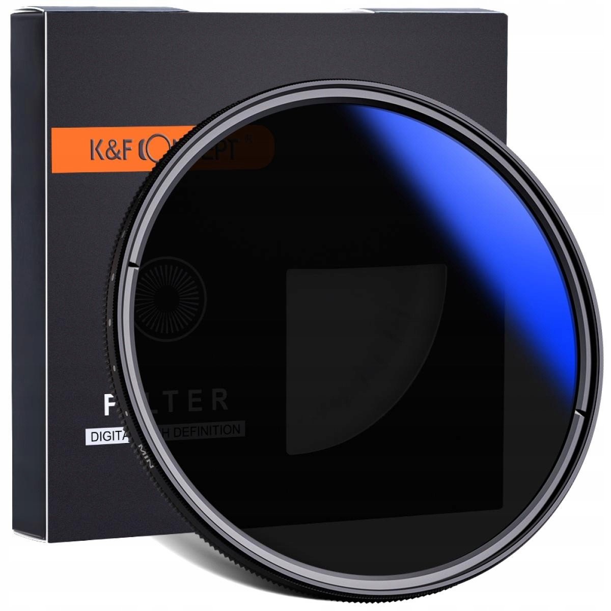K&f Nd filtr šedý 58mm Fader ND2-400 Blue MC